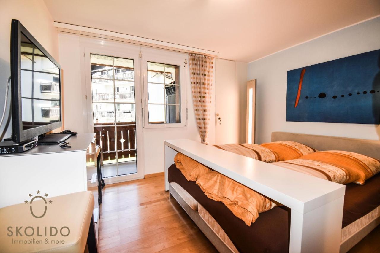 Wohnung in Zermatt mit postkarten Matterhornblick Exteriör bild